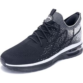 MAFEKE Mens Running Shoes Slip On Tennis Sneakers Lightweight Athletic Gym Jogging Fitness Sport Walking Shoes US 7-13