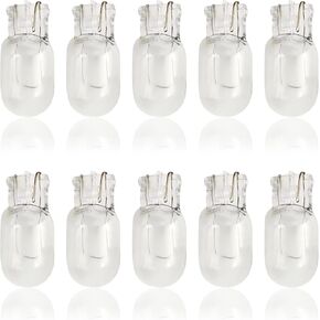 10 PCS Brake Light Bulb, T20 Monofilament Daytime Running Light, Turn Signal Light Replacement, Universal for Cars, Trucks, SUV (White)