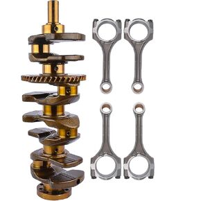 Crankshaft Connecting Rod Kit Replacement for Toyota Highlander Camry Corolla Matrix RAV4 Solara Scion tC xB 2.4L 2AZFE 13401-28030, 13201-29685-A0