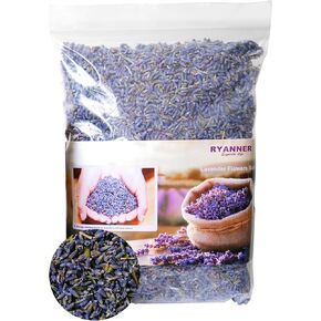 Dried Lavender Flowers,Dry Lavender Buds Bulk for Wedding Toss, Crafts,Drawers and Closets,Wholesale Dried Flowers for Soap, Candle, Sachets, DIY (0.22 Pound)