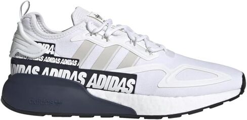 adidas mens ZX 2K Boost Casual Shoes, White-grey-collegiate Navy, 7 in Saudi Arabia