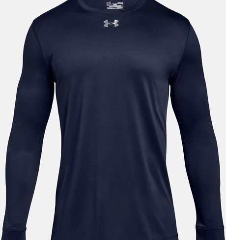 Under Armour Men's Locker 2.0 Long Sleeve Shirt Maroon | Silver Small in Kuwait