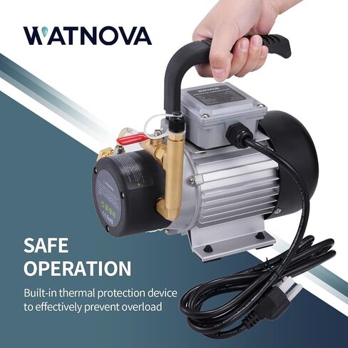 Portable Electric Refrigeration Oil Pump - Oil Pump HVAC Tool for Commercial Systems | Exceed The Efficiency of Hand Pump | Compact Design with High-Precision Gear Pump & Turbo Boost in Saudi Arabia