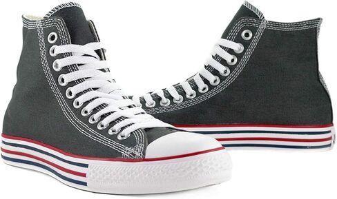 Converse Womens All Star Hi High Top Chuck Taylor Chucks Trainers - Black - 7 in Saudi Arabia