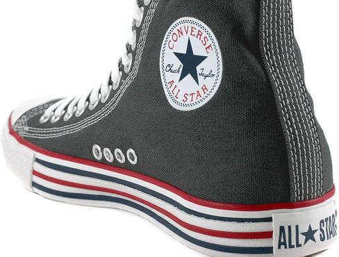 Converse Womens All Star Hi High Top Chuck Taylor Chucks Trainers - Black - 7 in Saudi Arabia