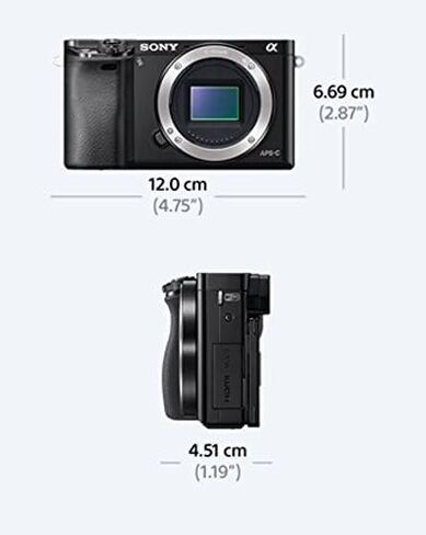 Sony a6000 Interchangeable Lens Digital Camera - Black (24.3MP, Body Only) in Saudi Arabia