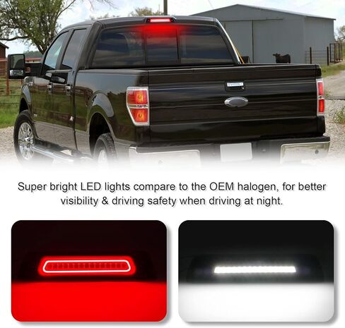 استبدال ضوء الفرامل الثالث للفترة 2015-2020 F150 LED بديل لضوء البضائع الفرامل الثالث للفترة 2017-2020 F250 F350 F450 F550 Super Duty in Saudi Arabia