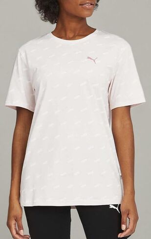 PUMA Women's Ultra Boyfriend Short Sleeve Logo Tee in Saudi Arabia