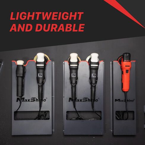 Maxshine Car Polisher Holder (Single Station) - Wall-Mounted, Durable, Anticorrosion Holder - Ideal for Storing Your Polisher & Saving Valuable Space in Saudi Arabia