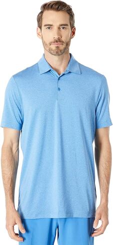 Adidas Golf Men's Standard Ultimate365 Primegreen Polo Shirt, Sonic Aqua Melange, 2XL in Kuwait