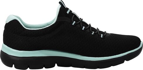 حذاء رياضي للسيدات من Skechers Summits، أسود/أبيض، 9 عرض أمريكي in Saudi Arabia