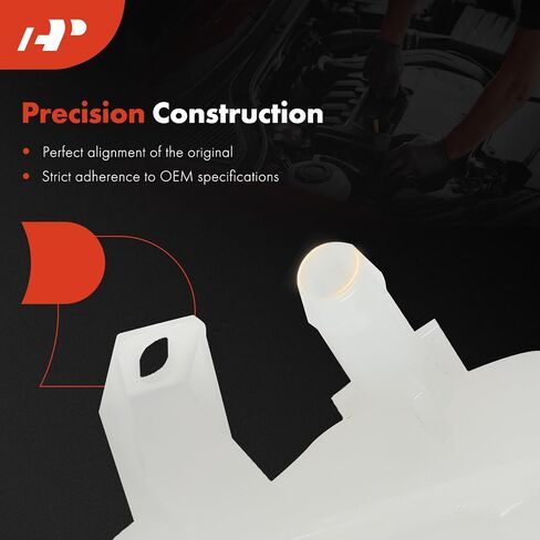 A-Premium Engine Coolant Overflow Recovery Reservoir Tank with Cap Compatible with Fiat 500 2012-2017, 1.4L SOHC Naturally Aspirated, AWD, Replaces# 55111314AC in Saudi Arabia