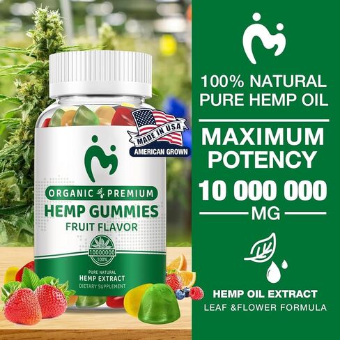 Hemp Gummies Extra Strength1 Pack-potency potency pure العضوي النقي HеMP زيت غامق-للألم ، والنوم ، والسلام والاسترخاء ، والنباتية ، غير المعدلة وراثيا in Kuwait