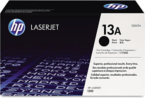 Original HP 13X Black High-yield Toner Cartridge | Works with HP LaserJet 1300 Series | Q2613X in Saudi Arabia