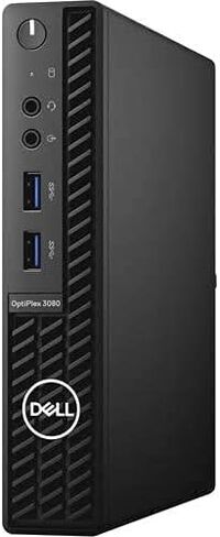 Dell OptiPlex 3080 Micro Form Factor Desktop, Intel Core i5-10500T, 8GB DDR4 RAM, 256GB SSD, Windows 10 Pro, Intel 3165 802.11ac dual band 1x1 + Bluetooth 4.2 in Saudi Arabia