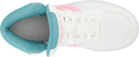 adidas Kids Hoops 3.0 Mid Basketball Shoe, White/Acid Red/Sky Rush, 7 US Unisex Toddler in Saudi Arabia