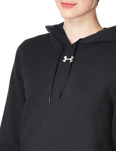 Under Armour Women's Hustle Fleece Hoodie , Team Kelly Green (305)/White , Medium in Kuwait
