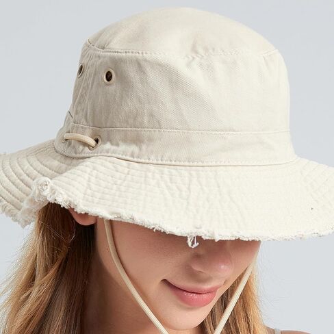 Packable Bucket Hats for Women Men, UV Protection Summer Sun Hat, Crossbody Outdoor Cap for Hiking Fishing Beach in Saudi Arabia