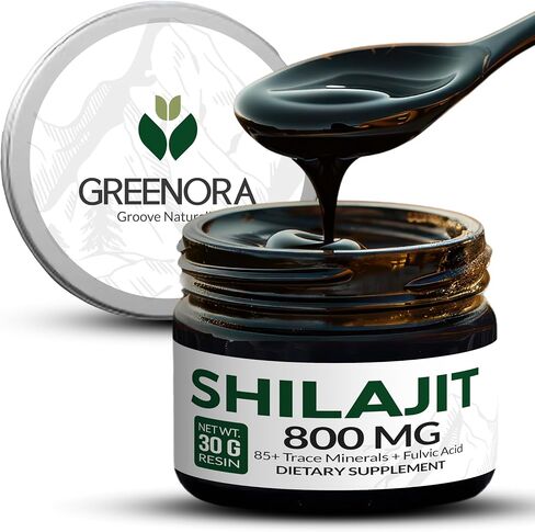 راتنج الهيمالايا شيلاجيت 30G للرجال والنساء ، مكملات طبيعية عضوية مع 85+ معادن تتبع ، مشروب الطاقة ، Himalayan Shilajit 800mg - US Lab اختبار in Saudi Arabia