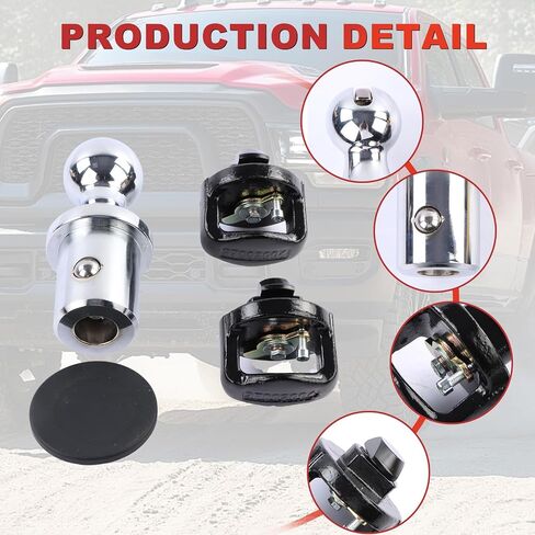 30137 Puck System Gooseneck Hitch Ball Kit 2-5/16"" Fits for 16-22 Chevy Silverado, 11-22 Ford F250/F350/F450 Super Duty, 16-22 GMC Sierra, Nissan Titan XD Replace OE 30137 30137RTL in Saudi Arabia