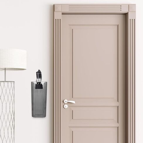 Homsfou Smbrella Stand Rack-حامل مظلة لاصق مثبت على الحائط ، قصب ذات سعة كبيرة ومنظمات المظلة ، رف تخزين لتوفير الفضاء للمنزل ، الجدار ، الباب ، الخزانة in Saudi Arabia