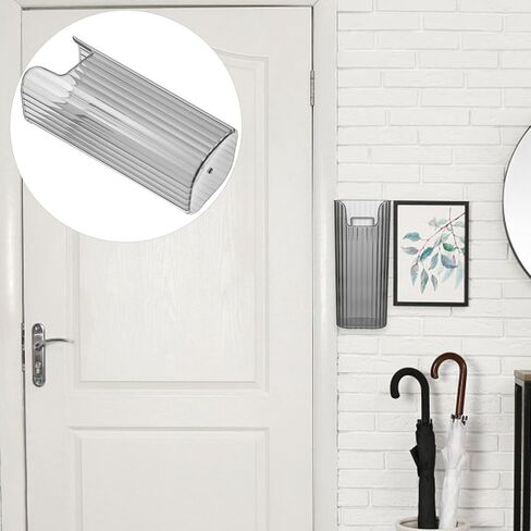 Homsfou Smbrella Stand Rack-حامل مظلة لاصق مثبت على الحائط ، قصب ذات سعة كبيرة ومنظمات المظلة ، رف تخزين لتوفير الفضاء للمنزل ، الجدار ، الباب ، الخزانة in Saudi Arabia