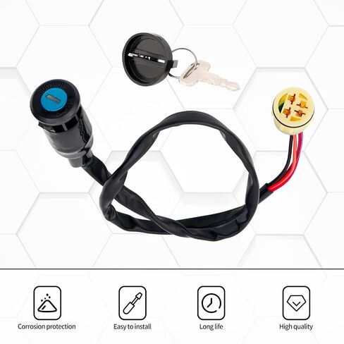 مفتاح مفتاح الإشعال لهوندا فورمان 450 500 مزرعة 350 400 420 روبيكون 500 650 680 TRX350 TEX400FGA TRX450TE TRX450ES 4X4 TRX500FM TRX650FA TRX680FA in Saudi Arabia