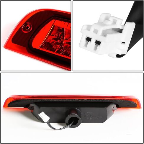 أدى DNA Motoring 3BL-JLIR02-RD-RD RED LENS LED LED THERD TAIL BRAKE LIGHT [متوافق مع 02-07 Jeep Liberty] in Kuwait