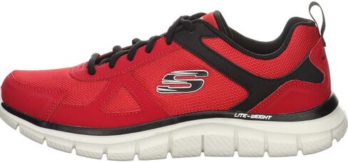 Skechers Men's Track Scloric Oxford, Black, 10 2E US in Saudi Arabia