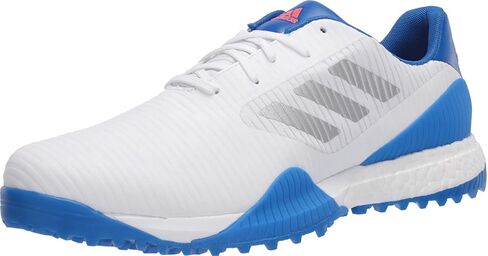 حذاء الجولف الرياضي CODECHAOS للرجال من Adidas، FTWR أبيض/أزرق جلوري/أحمر، 10 عرض أمريكي in Kuwait