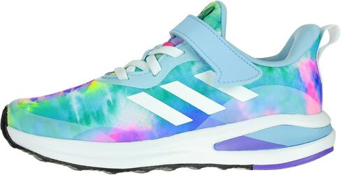 adidas Girl's Fortarun Daisy (Little Kid/Big Kid) Clear Sky/White/Purple Rush 4 Big Kid M in Saudi Arabia