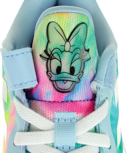 adidas Girl's Fortarun Daisy (Little Kid/Big Kid) Clear Sky/White/Purple Rush 4 Big Kid M in Saudi Arabia