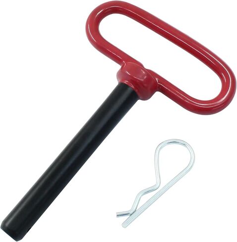 5/8 x 4 Inch Trailer Tow Hitch Pin and Clip, Tractors Hitch Cotter Pins for RV, Tractor, Lawn Mower (Red) in Saudi Arabia