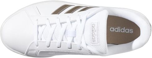 حذاء Adidas Grand Court Base للسيدات (FTWWHT/Plamet/FTWWHT، Numeric_7) in Kuwait