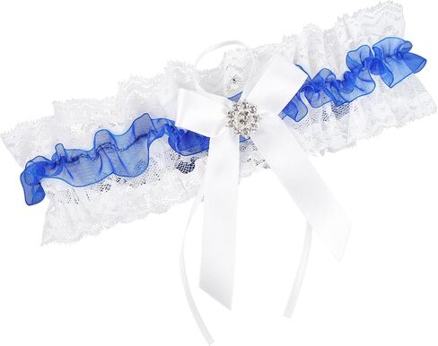 Wedding Garter For Bride With Rhinestones Sparkel Handmade Bridal Garters for Women in Saudi Arabia