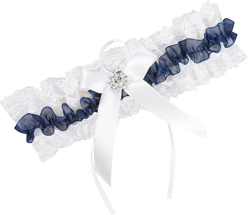 Wedding Garter For Bride With Rhinestones Sparkel Handmade Bridal Garters for Women in Saudi Arabia