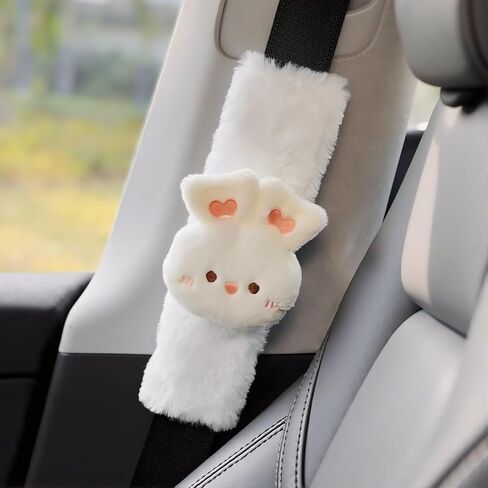 Cute Car Seat Belt Covers Soft Shoulder/Neck Protector Seatbelt Shoulder Strap Pads Covers Car Accessories 1PC (Pig) in Kuwait