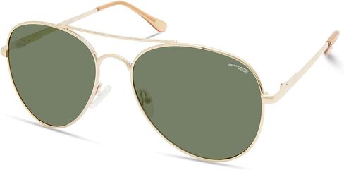 Skechers Women's SEA6166 Polarized Pilot Sunglasses, Black, 56mm in Saudi Arabia