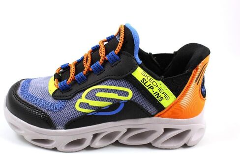 Skechers Kids Boy's Flex Glide Sneaker, Blue/Multi, 13 Little Kid in Saudi Arabia