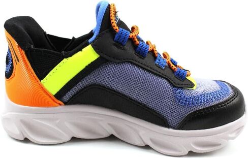 Skechers Kids Boy's Flex Glide Sneaker, Blue/Multi, 13 Little Kid in Saudi Arabia