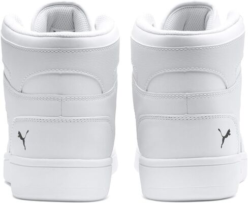 Puma Men's Rebound Layup Sneaker, White Black-Gum, 9 in Saudi Arabia