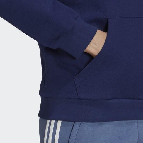 adidas Originals Men's Adicolor Classics Trefoil Hoodie, Night Sky/White, X-Small in Saudi Arabia
