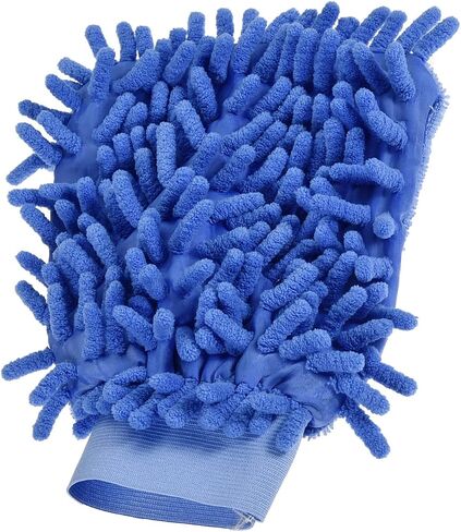 Microfiber Wash Mitt - قفازات تشنيل القابلة لإعادة الاستخدام للتنظيف ، خالية من الخدش ، تنطبق على تنظيف منزل المطبخ in Kuwait