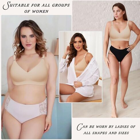 Wireless Bras for Women T Shirt Bra Soft No Underwire Comfortable Seamless Bra Full Coverage Bralettes Everyday Bra in Saudi Arabia