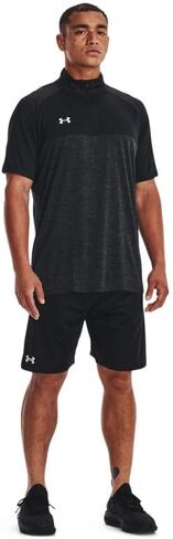 Under Armour Mens Locker SS 1/4 Zip Red Large in Saudi Arabia