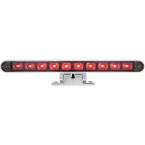 United Pacific 10 LED Dual Function 3rd Brake Light w/Chrome Swivel Pedestal Base - Red LED/Clear Len