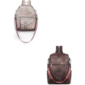 FADEON Mini Backpack Purse for Women and Anti Theft Travel Backpack