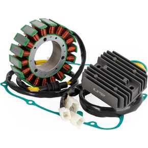 Artudatech Magneto Stator Voltage Rectifier Gasket Kit for Honda VT1100 VT1100D2 Shadow A.C.E. 1999, for Honda VT1100 VT1100C Shadow Spirit 1997-2007, for Honda VT1100 VT1100C3 Shadow Aero 1998-2002