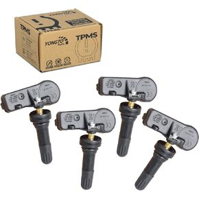 TPMS Sensor 433MHz Compatible with Chrysler 200 300 Town & Country Sebring Dodge Journey Avenger Grand Caravan Caliber 4PCS Tire Pressure Monitoring Sensor Replace OE 68078768AB 56029481AB