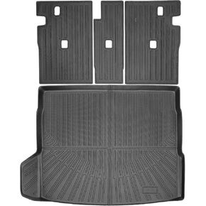 Cargo Liner Fits for BMW X3 2025 Trunk Liner All Weather Cargo Mat, Custom Fit TPE Anti-Slip Car Seat Back Protector Accessories (with Backseat Mat)